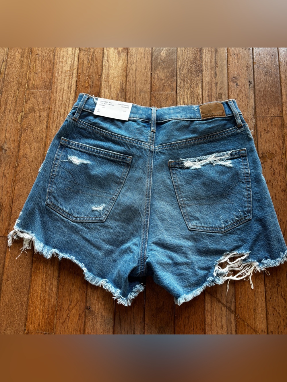 NWT Womens American Eagle Highest Rise '90s Boyfriend Shorts size 6 - Picture 7 of 8